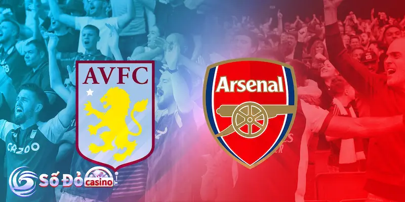 Arsenal đấu với Aston Villa